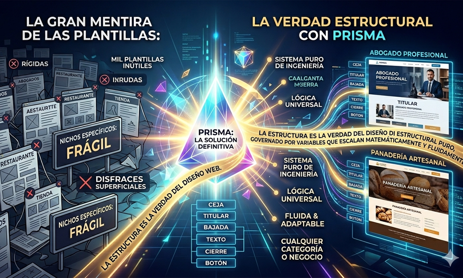 El mito de las plantillas temáticas